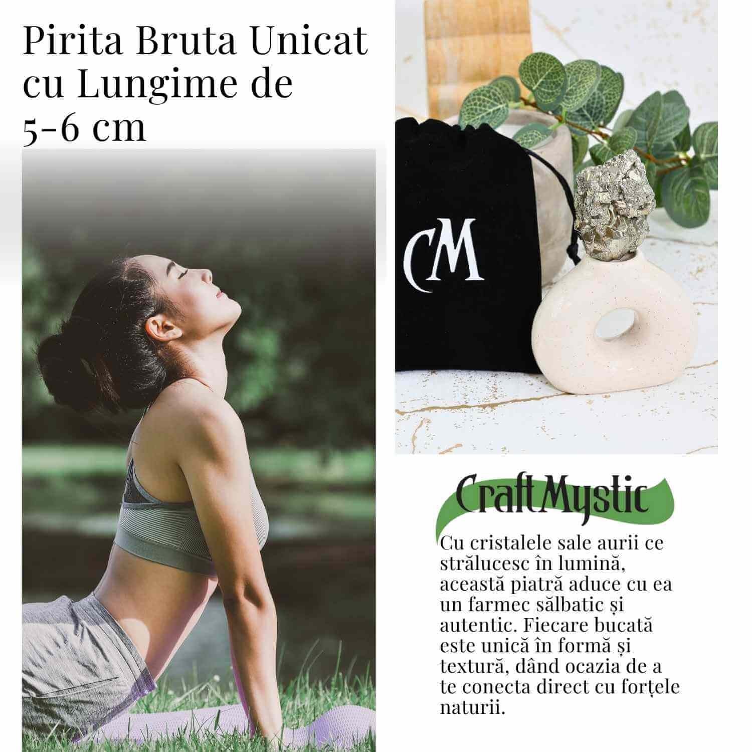 Specimen Pirita Bruta 5-6 cm - Amplifica Energia si Protectia