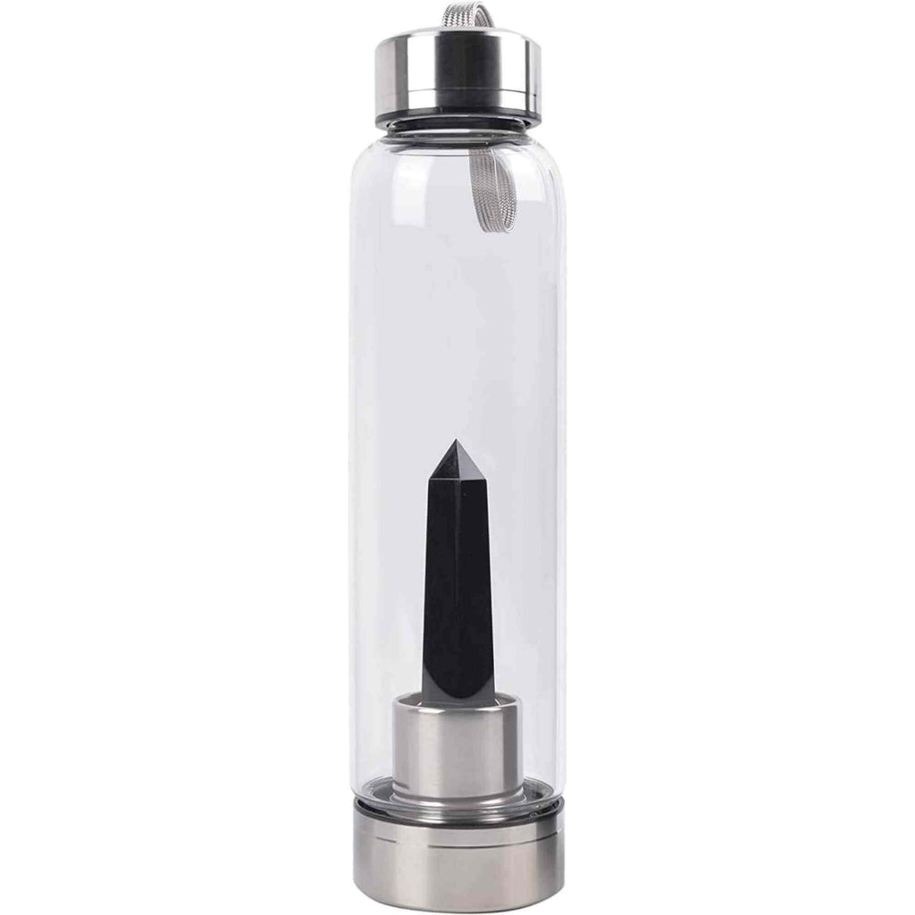 Sticla de apa cu varf de cristal Ametist – 550 ml