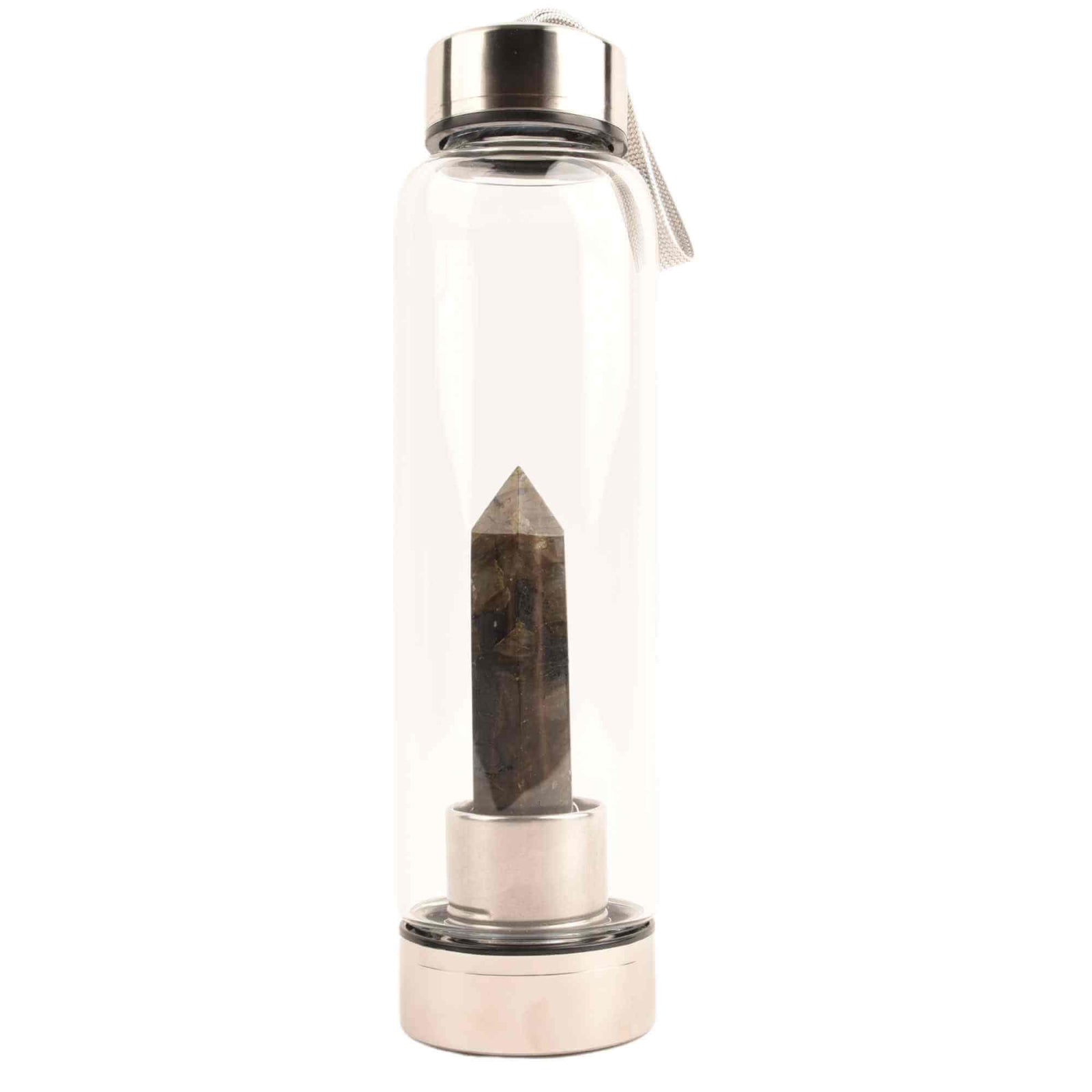 Sticla de apa cu varf de cristal Ametist – 550 ml
