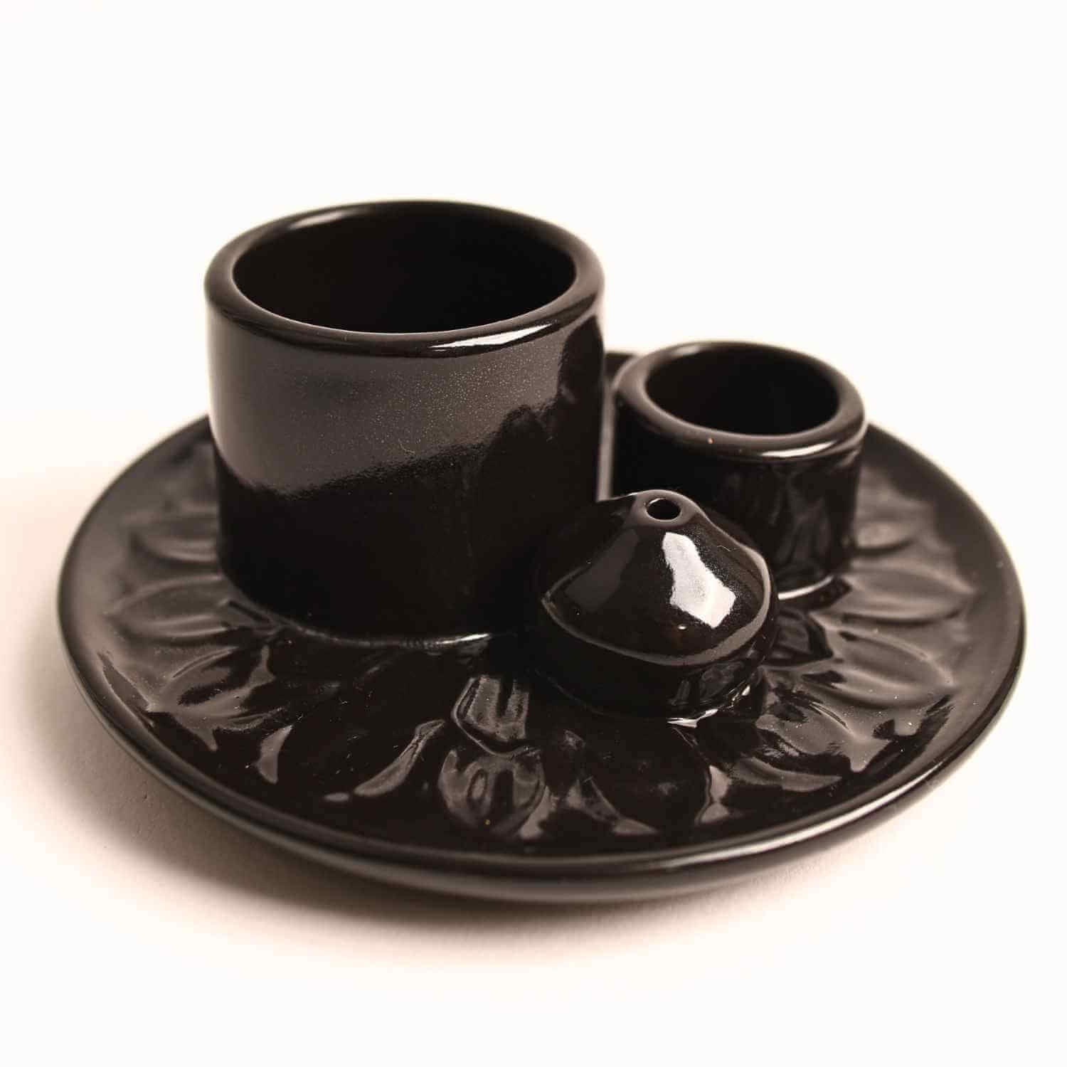 Suport ceramica pentru salvie, palo santo si betisoare – Eleganta si purificare