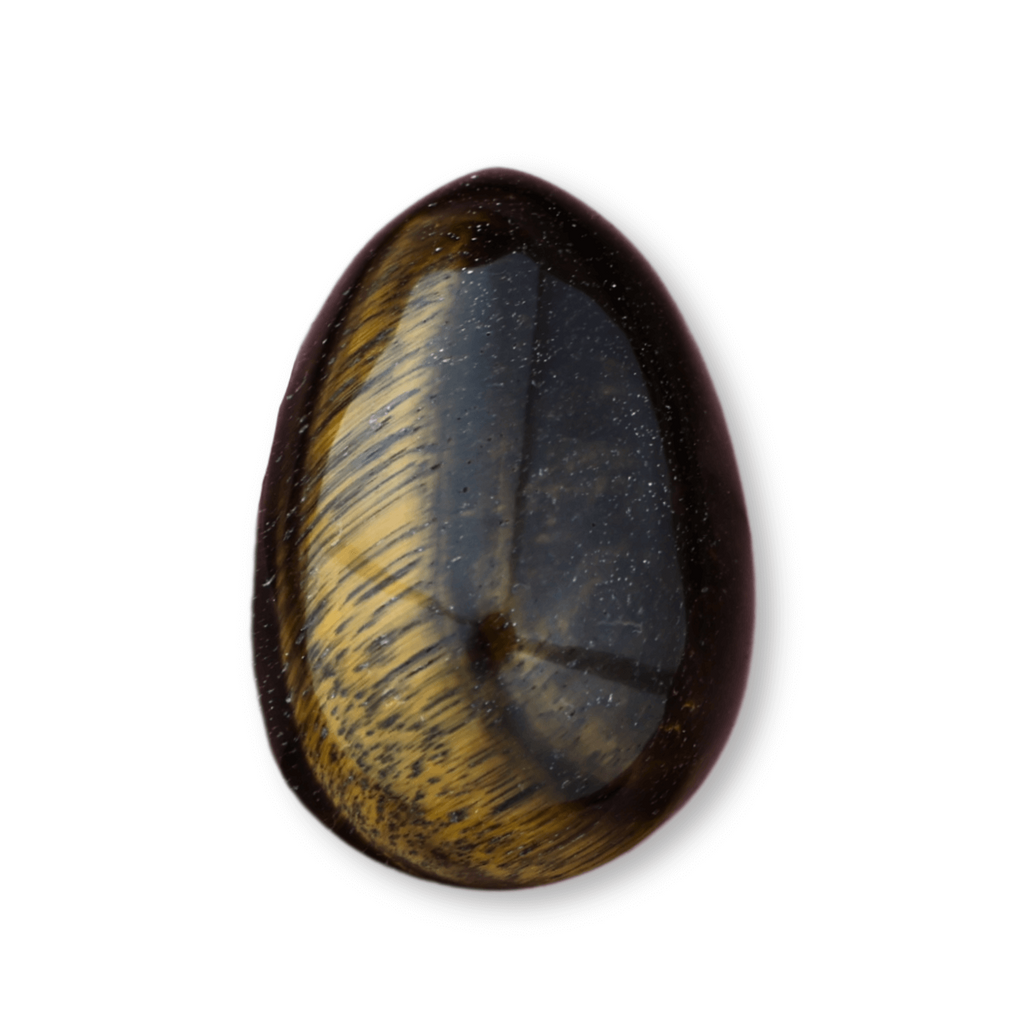Ou Handmade de 50mm din Piatra Naturala de Ochi de Tigru