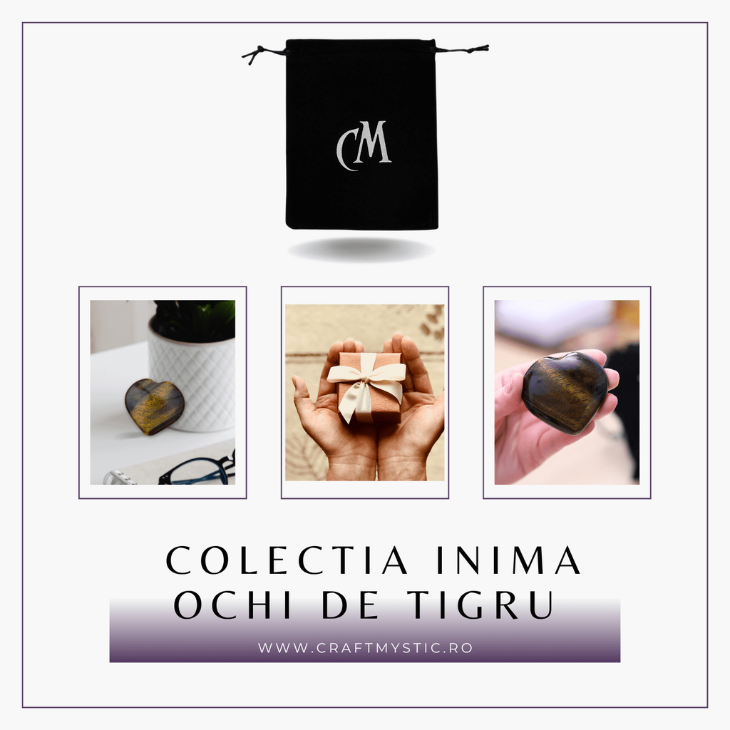 Inima Sculptata Manual de 48-53mm din Ochi de Tigru Natural