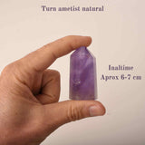 Turn de cristal semipretios vindecator hexagonal Ametist