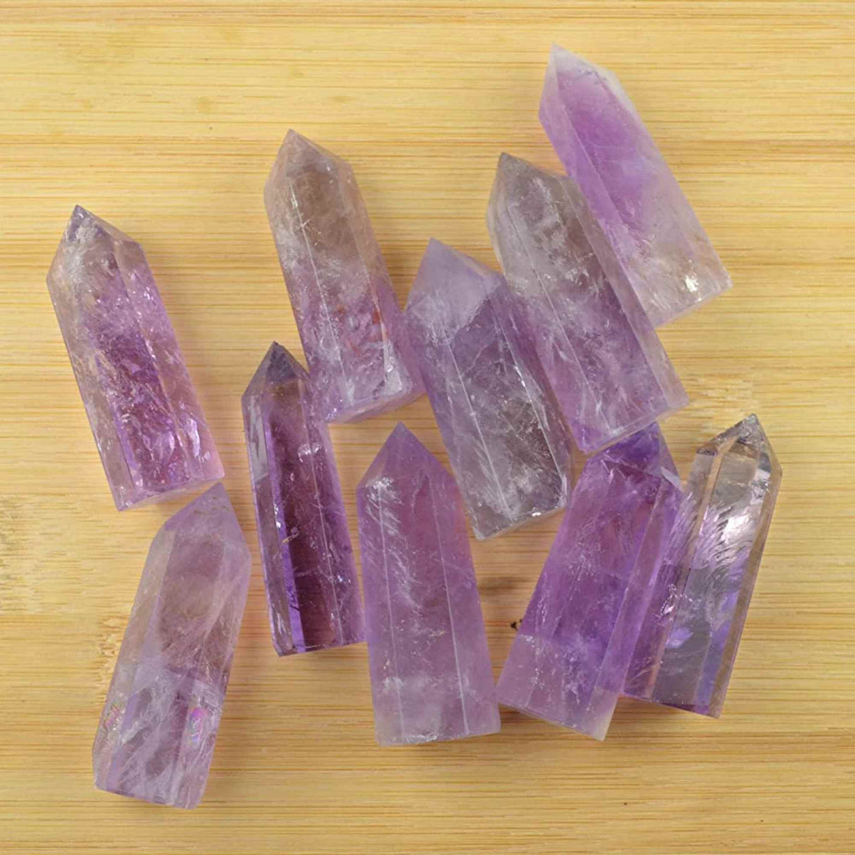 Turn de cristal semipretios vindecator hexagonal Ametist