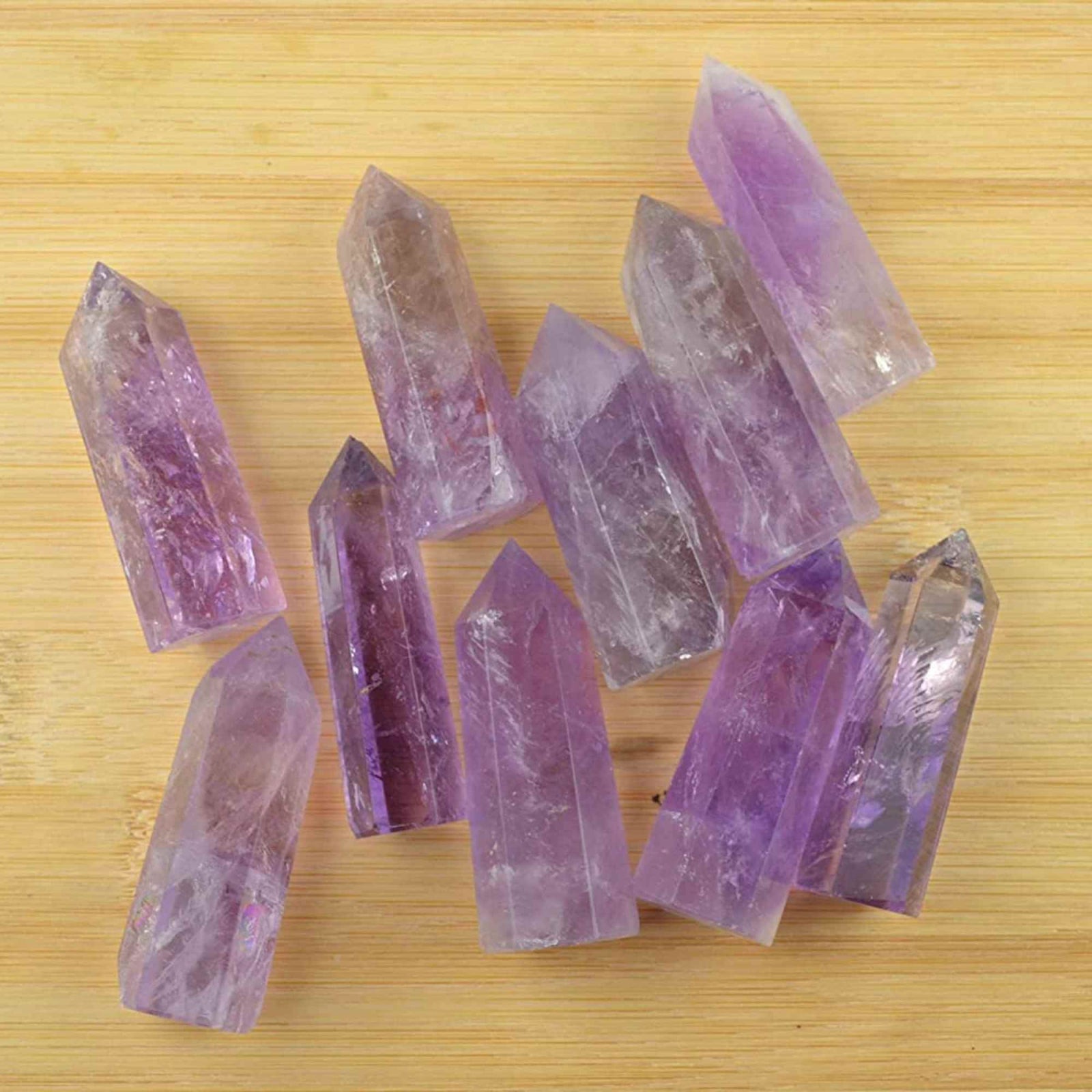 Turn de cristal semipretios vindecator hexagonal Ametist