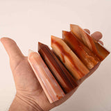 Turn din cristal natural unicat Carneol 9-10 cm